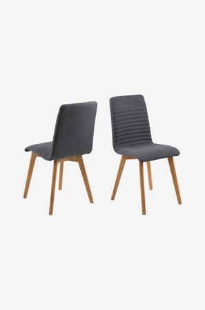 NORDFORM - Stol Amos, 2-pack - Grå - Stolar - Från Homeroom