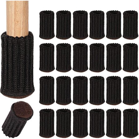 24 kpl Tuolin Jalkasukkia, Tuolin Jalkasuojat, Liukumattomat, ZQKLA