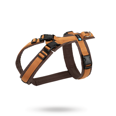 Anny-X - Anny-X Open Fun Hundesele Brun/Amber - Klassiske hundeseler, step-in, jacket seler, trekkseler, vinterseler & Y-seler på Doggie.no