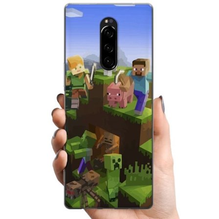 Yhteensopiva Puhelinkuori Sony Sony Xperia 1 MineCraft