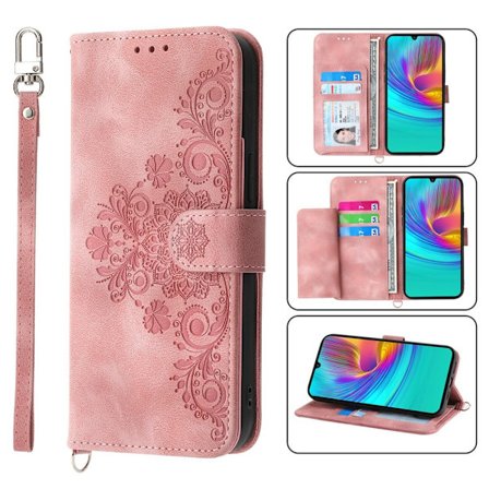 Til Samsung Galaxy A16 5G / A16 4G Cover med Blomstermønster Wallet Cover