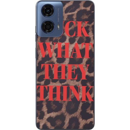 Yhteensopiva Puhelinkuori Motorola Moto G24 Röd protesttext