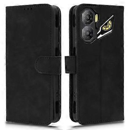 Kompatibelt för ZTE nubia Neo 3 5G Läderfodral Hudkänsla Anti-fall Plånbok Flip Telefonfodral