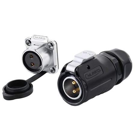 LP20 til DC Volt 2 5 7 9 ben cirkulær industriel han/hun stik og fatning Solenergi til DC vandtæt stik