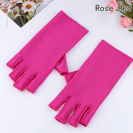 Hot! Neglehansker UV-beskyttelseshansker UV-beskyttelseshansker Neglekunst Gel UV LED-lampe