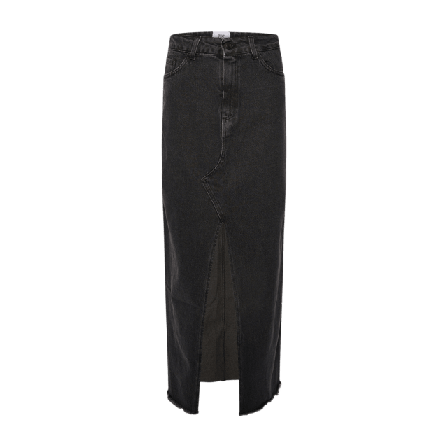 Tiffany Chris, Long Denimskirt - Vintage Black Kjolar Dam Svart 42