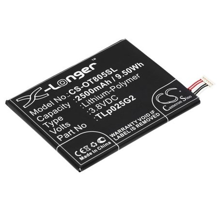 Batteri for SmartPhone, Mobil for Alcatel One Touch Pixi 4 6.0, OT- 9001X og andre.