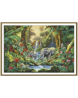 Kirjontapakkaus Taulu Trooppinen-Nova Sloboda