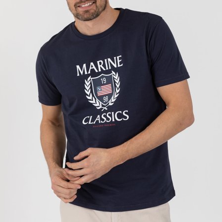 Camiseta Marine Classics Graphic Tee Navy, hombre, XXX-Large