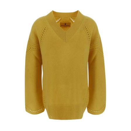 Ermanno Scervino Sweater Gul, Dame