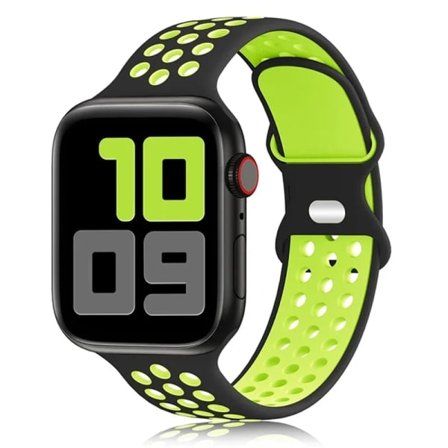 Apple Watch-armband 49mm 44mm 45mm 42mm 41mm 38mm 40mm armband iwatch 8 SE 7 6 5 Ultra 49mm Svart Gul 42 44 45 49mm