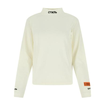 Heron Preston, Ctnmb LS Turtleneck T-shirt Biały, Kobieta, Rozmiar: M
