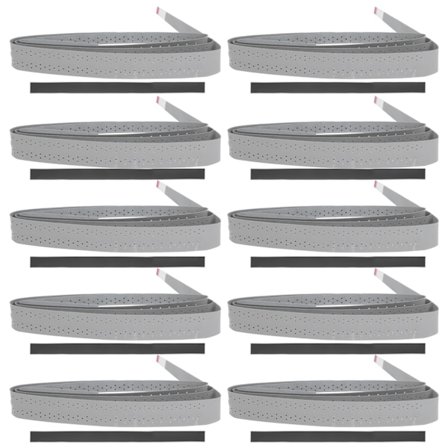 Badminton Racket Overgrip Perforert Klebrighet Sklisikker Fiskestang Svettebånd Grep Tapgray