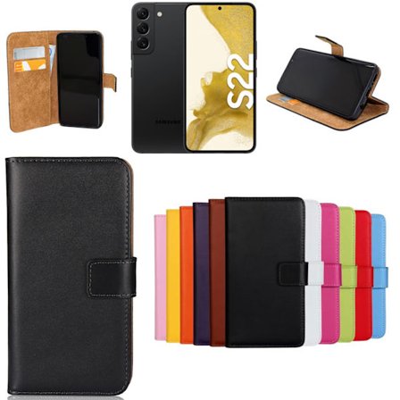 Kompatibel med Samsung Galaxy S22 etui pung etui skal