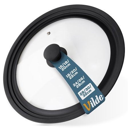 Universal silikone glaslåg, 28/30/32 cm