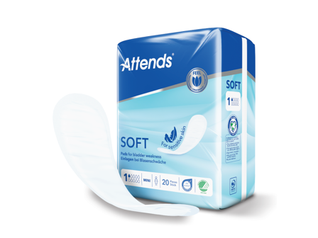 Attends Soft 1 mini, 20 stk.