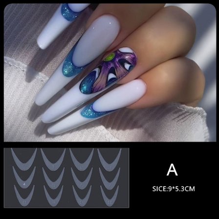 French Forma Dual Sticker Nail Form A A