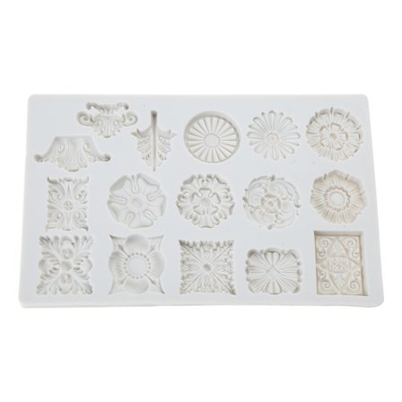 Silikon Sjokolade Stein Grønne Bønner Kake Fondant Kake Godteriform for Dekor