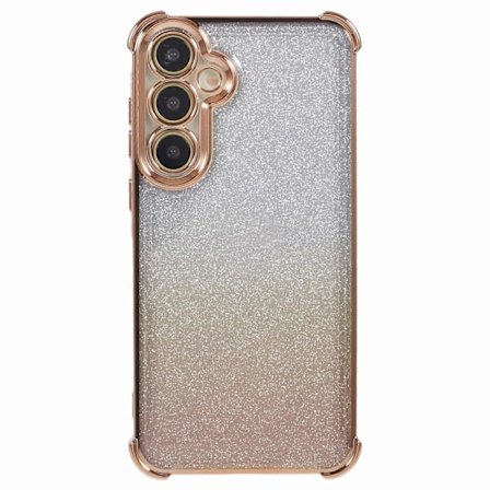 För Samsung Galaxy A55 5G TPU Skal Glitter Gradient Elektropläterat Telefonskal