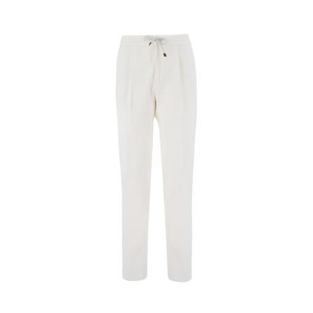 Brunello Cucinelli Bukser Hvid, Herre Chinos, Størrelse: 2XL