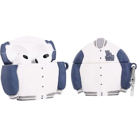 Passform designad för Airpods 3:e generationen 2021, Silikon Tecknad Söt Fodral Skyddande Stötsäkra Skal för Airpods 3