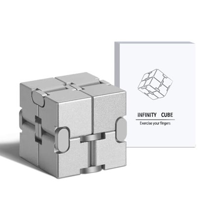Fidget Cube Ny Versjon Mini Fidget Finger Leker - Metall Infini