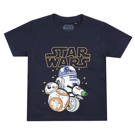 Star Wars Boys Droids T-shirt 5-6 år Marinblå