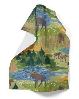 Keittiöpyyhe Älgrike Vihreä