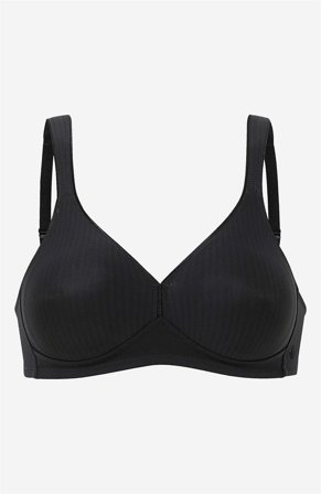 Triumph - Bh uden bøjle Modern Soft+ Cotton N i sort til damer i størrelse 85D - Cellbes