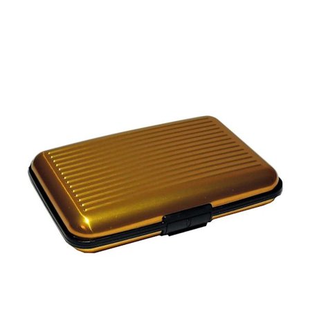 Kortholderkuffert - Gul Rillet - Pung