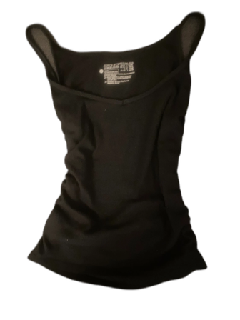 Svart ribbad linnetopp