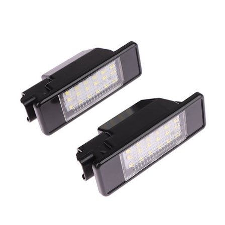 1/2 STK for og dedikert skiltnummer LED-lys