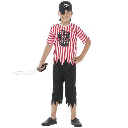 Randig Piratdräkt Barn