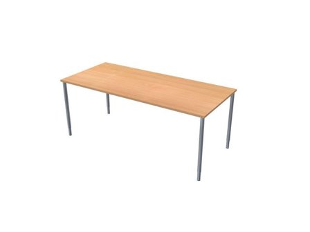 LANAB DESIGN Skrivbord fristående 1800x800mm bokla/grå - Lyreco - Kontorsmöbler och inredning - Bord och hurtsar - Skrivbord - Fasta