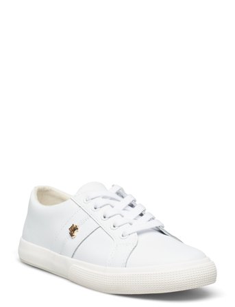 Lauren Ralph Lauren Janson Ii Action Leather Sneaker - White - 41