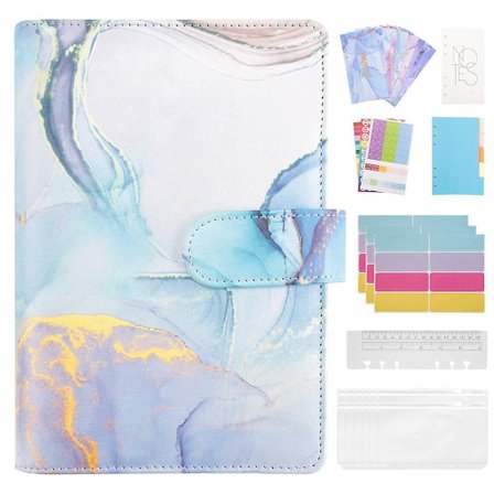 Budget Planner Pengebrevsmappe - Organiser Notesbog Med Budgetark Pengeopbevaring Penge B