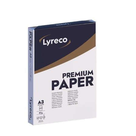 LYRECO Kopieringspapper Premium A3 80g ohålat 500/fp - Lyreco - Kontorspapper - Kopieringspapper - A3 Ohålat