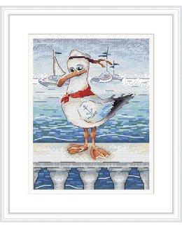 Stickpackung Bild Nutiger Seemann - M.P Studia