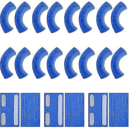 20 kpl Nenäkanyylin Korvatyynyjä Pehmeät Happikorvatyynyt Happiletkun Pehmuste (tumman sininen) [db]