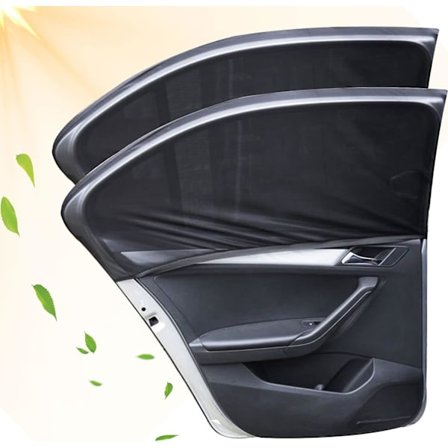 Baby Bil Solskydd, 2st Bil Solskydd Sock, Solskydd Sock, Solskydd Barn och Husdjur Fönstergardiner för Auto SUV, Blockera UV-strålar(110*52cm)