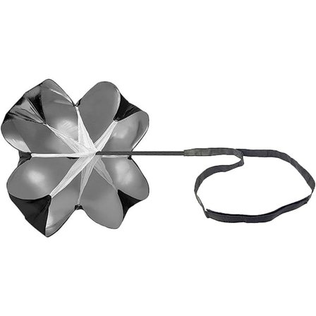 Motståndsparachut 145cm Hastighetsparachut Löpningsparachut f