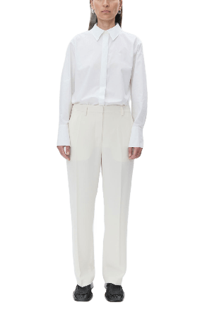 DAY Birger et Mikkelsen Pants Classic Lady - Gabardine Byxor Dam Vit 36