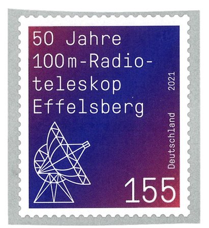 Tyskland - Effelsberg - Postfrisk frimærke fra rulle