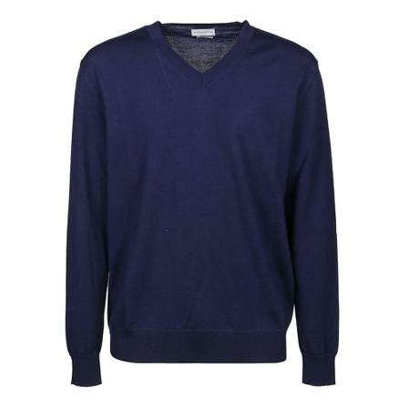 Ballantyne, V-neck Knitwear Blauw, Heren, Maat:M