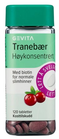 Gevita Tranebær høykonsentrert tabletter 120 stk
