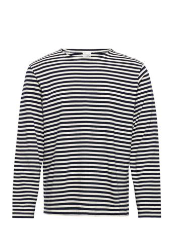 Charles Breton Stripe T-shirts Long-sleeved Multi/mönstrad Nudie Jeans