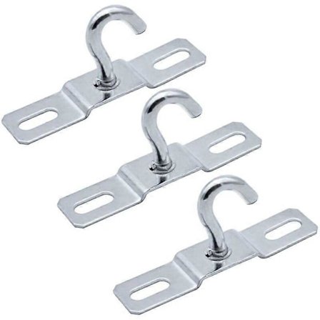 Loftkrog 80 mm Loftlampe Base Plade Loft Lysekrone Krog Skruemontering Kraftig Galvaniseret Jern til Europæisk Lampe (FMY)