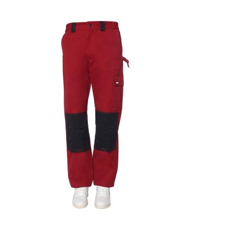 Msgm, Bi-Color Pant Czerwony, Mężczyzna, Rozmiar: S