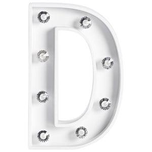 JOX White D Letter Light One Size - Lighting - One size - White