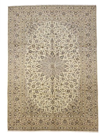 Medallón Grande Keshan Alfombra 289X392 Lana